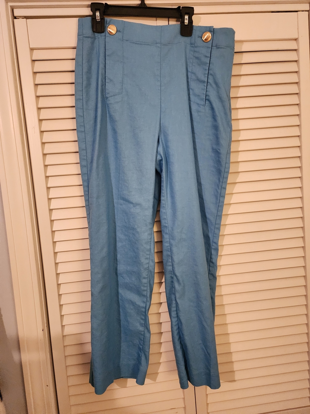 Ann Taylor Sky Blue Straight Leg Pants
